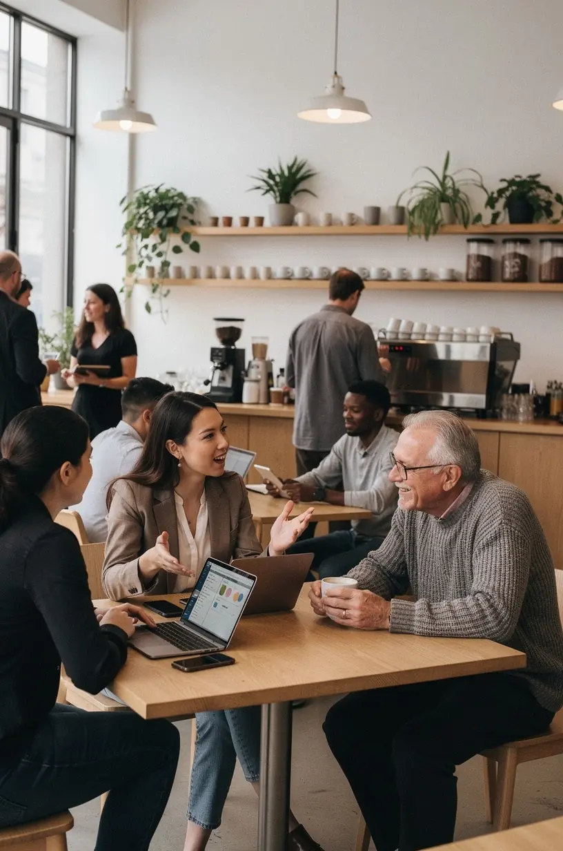 Serene nature scene symbolizing slow living principles