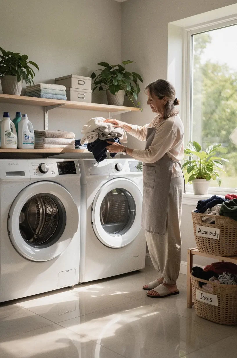 Sustainable garden tools and eco-friendly plants.